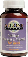 All One Nutritech Multiple Vitamins and Minerals For Travel