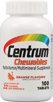 Centrum Chewables Multivitamin and Multimineral Supplement Orange