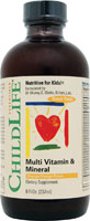 Childlife Multi Vitamin and Mineral Natural Orange Mango