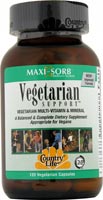 Country Life Vegetarian Support Caps