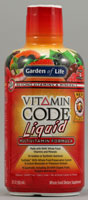 Garden of Life Vitamin Code Liquid Multi Fruit Punch Flavor Fruit Punch