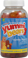 Hero Nutritionals Yummi Bears Gummy Vitamins for Children