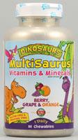 Kal Dinosaurs MultiSaurus Berry, Grape and Orange