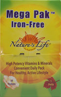 Nature's Life Iron-Free Mega Pak Multiple