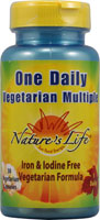 Nature's Life One Daily Vegetarian Multiple