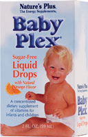 Nature's Plus Baby Plex Sugar-Free Liquid Drops Orange