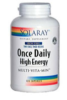 Solaray Once Daily Iron Free Two Stage Timed Release Multi-Vita-Min