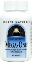 Source Naturals Mega-One Multivitamin with Minerals