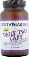 Twinlab Daily Two Caps without Iron